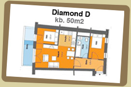 Sifoki apartman - Diamond 50 ngyzetmter